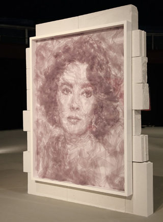 Illustration for article titled Elizabeth Taylor Crafted From the Fabric of Something She Might've Worn